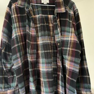 Boyfriend fit flannel